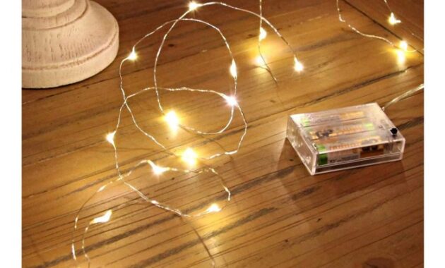 Battery operated lights for decoration