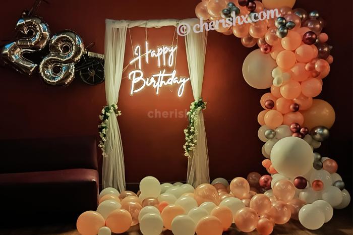 Birthday light decoration ideas