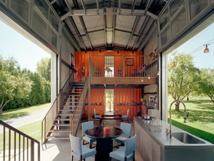 Container house interior design