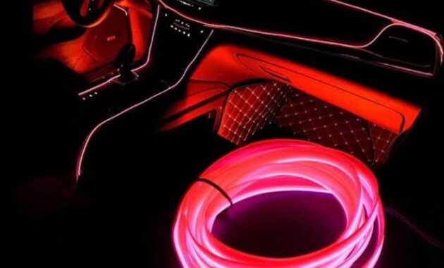 Car interior decoration light