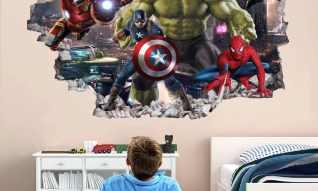 Avengers light up wall decoration